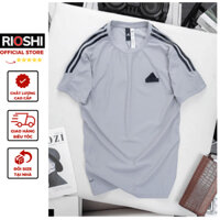 Áo Adidas nam cao cấp Thiết kế chất mát chuẩn phom xịn đẹp Rioshi RH5-1000 Áo thể thao nam thun lạnh mùa hè 2025