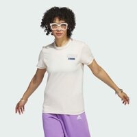 Áo Adidas Nữ Chính Hãng - Sports Statement Short Sleeve T-Shirt - Kem | JapanSport IC1647