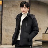 Áo Ấm Nam 3 Lớp Trần Bông Nón Rời Túi Có Khoá Kéo, Áo Khoác Phao Phối 3 Túi Thật Dày Ấm Trend