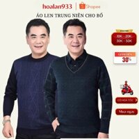 áo ấm người già lót nỉ, áo len sm ông mùa đông mẫu mới