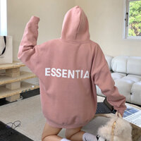 Áo Áo Hoodie Hồng Essential Nam Nữ Hàng Đẹp Nỉ Bông Dày Dặn Chất Vải Cao Cấp Full Tag