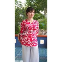 Áo bà ba lụa Mango hoa nhí