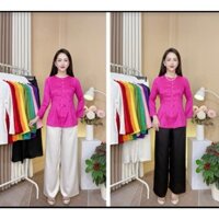 Áo bà ba tay dài , đủ sz từ S - 5XL