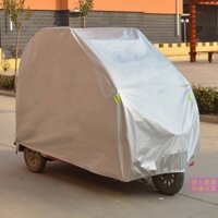 Áo ba bánh điện kín hoàn toàn Zongshen Bọc Xe bốn bánh xe tay ga cũ cách nhiệt, chống mưa và chống nắng
