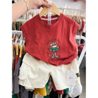 ÁO BA LỖ BÉ TRAI CHẤT COTTON SIÊU MÁT