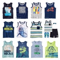 Áo ba lỗ bé trai Crazy8 + Oshkosh dư xịn