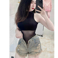 Áo ba lỗ Cá Tính Phối Lưới Dáng SUIT SEXY