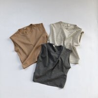 ÁO BA LỖ CHO BÉ trai và bé gái, ba lỗ sọc ngang hàn xẻng siêu cưng, size 80-130(9-25kg)