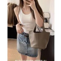 Áo Ba Lỗ Có Đệm Ngực Dây To, Chất Conton Mềm Mịn Thoáng Mát Ôm Gọn Body, Freesize Mã: 6602