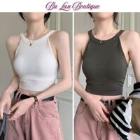 Áo ba lỗ croptop sát nách form dài áo croptop 3 lỗ nữ ôm body sexy siêu co giản chất lượng cao Balanboutique