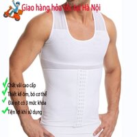 ÁO ba lỗ định hình bụng A.128 chất thun phối đai định hình cho anh em- giao hàng không tên