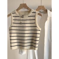 Áo ba lỗ dưới cùng nữ không tay bên ngoài T