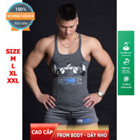 Áo ba lỗ gym nam dây nhỏ Bodypower gym tôn body siêu đẹp