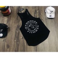 ÁO BA LỖ GYMSHARK LOGO TRÒN - ÁO TANKTOP TẬP GYM CAO CẤP THUN COTON MÁT MẺ