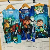 Áo ba lỗ lưới bé trai hình Ben 10