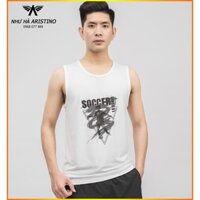 Áo Ba Lỗ nam Aristino ATT001S9 Màu Trắng- Rgular có S/M/L/XL/XXL