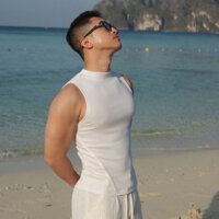 ÁO BA LỔ NAM CỔ LỌ ĐI BIỂN KAIRI TANKTOP