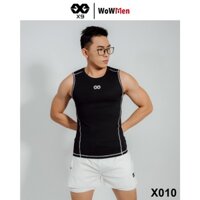 Áo ba lỗ nam thể thao, áo 3 lỗ sát nách tập gym nam - X010