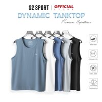 Áo ba lỗ nam thể thao S2 SPORT, áo sát nách nam vải thun lạnh COOLMAX thoáng khí, khoẻ khoắn - STT03