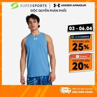 Áo Ba Lỗ Nam Under Armour Baseline Cotton - Xanh Dương  - 1361901-444