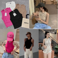 Áo Ba Lỗ Nữ, Áo Thun Sát Nách Basic Mùa Hè Hottrend Phong Cách Hàn Quốc Chất Thun Tăm Mềm Mịn