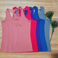 Áo Ba Lỗ Nữ Thun Lạnh Cực Mát - Hồng dâu - M