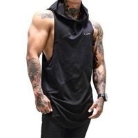 Áo Ba Lỗ Thể Thao Có Nón Nhanh Khô Năng Động Cho Nam