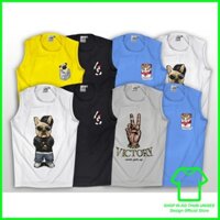 Áo ba lỗ Thun Lạnh In Hình Form rộng Local Brand - Áo tanktop nam nữ Thun Lạnh Mẫu 5
