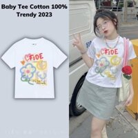Áo Baby Tee FIDE thun cotton 100%, Áo thun BABY TEE Trendy 2023 Localbrand.studio Seller Localbrand 2023