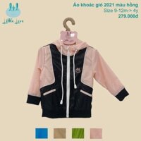 Áo Bamboo LIL khoác gió 2021 hồng đen