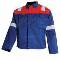 áo bảo hộ phối màu có phản quang