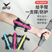 Áo bảo vệ tay bằng da đục lỗ cho trẻ em, thiết bị bảo vệ khi bắn cung, thể thao cạnh tranh ngoài trời [cxy]