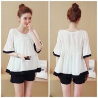 Áo bầu Freesz tay lỡ kiểu dáng hàn quốc