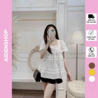 Áo bầu xinh mùa hè đẹp thời trang công sở giá rẻ babydoll