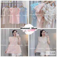 Áo Bầu Xinh Tay Cánh Tiên Chất Thô