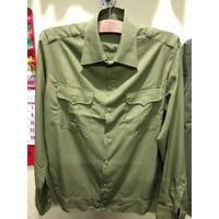 Áo bay dài tay màu vàng cốm, áo lao động, áo tập QS loại đẹp - Size 566-72kg