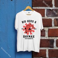 Áo Baymax Big Hero 6 cho bé đẹp mềm mại trẻ trung cổ tròn phong cách R46BH6007