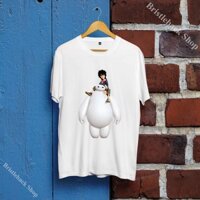 Áo Baymax Big Hero 6 cho bé đẹp mềm mại trẻ trung cổ tròn phong cách R46BH6015