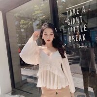 Áo bèo chấm bi siêu đẹp 😍