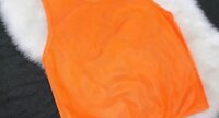 Áo bib, áo lưới tập luyện thể thao, bóng đá, Màu cam