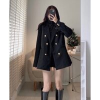 Áo blazer 6 khuy nữ hai lớp