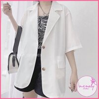 Áo Blazer áo vest nữ hàn quốc dáng suông rộng