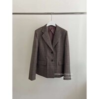 Áo blazer kẻ Jeong gam