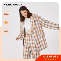 Áo blazer kẻ Vero moda