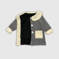 ÁO Blazer Lông Cho Bé Gái Phong Cách Hàn Quốc Áo Khoác Dạ Tweed Trẻ Em Từ 10 Đến 25Kg Mầm Store