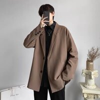 Áo Blazer Nam Dài, Áo khoác Blazer Form Rộng phong cách Hàn Quốc UT
