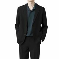 Áo Blazer Nam Nữ Bassic Chất Tuyết Hàn Không Xù Form Rộng Phong Cách Trẻ Trung Năng Động Đủ Size