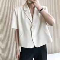 Áo Blazer nữ 1 lớp phong cách Hàn Quốc, Áo Vest croptop Big Size AV12