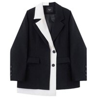 Áo blazer phối cổ