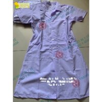 Áo Blouse, áo bác sĩ, áo y tá, điều dưỡng tay ngắn thân dài nam/nữ vải silk đẹp
